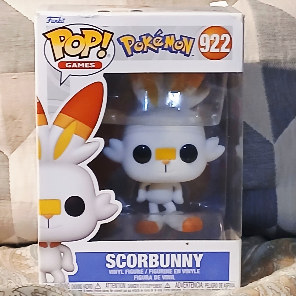 Funko Scorbunny Vinyl Figure - Orange and White